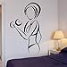 Produktbild woyaofal Sport Fitness Wandtattoos Gesunder Lebensstil Gym Wandaufkleber Fitness Frau Home Deoration Removable Art Mural 56x91cm