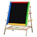 Kids Bedroom Wooden Double Sided Easel Chalk Drawing Board Drawing Children Learning Board