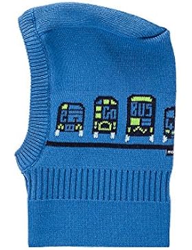 maximo Jungen Mütze Schlupfmütze Busse, Dunkelblau