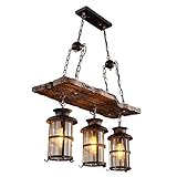 Industrieller Retro-Stil, klassisches Design, hochwertige Baumstämme und durchgehende Glasschirme vervollständigen Ihre Zimmereinrichtung, auch ein tolles Geschenk für diejenigen, die Retro-Dinge, Freunde und Familie lieben.