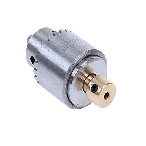 Micro Motor Bohrfutter Spannbereich 0,3–4 mm jto Verjüngung Bohrfutter mit Bohrfutterschlüssel 3,17 mm Messing Mini Electric Motor Schaft Anschluss - 5
