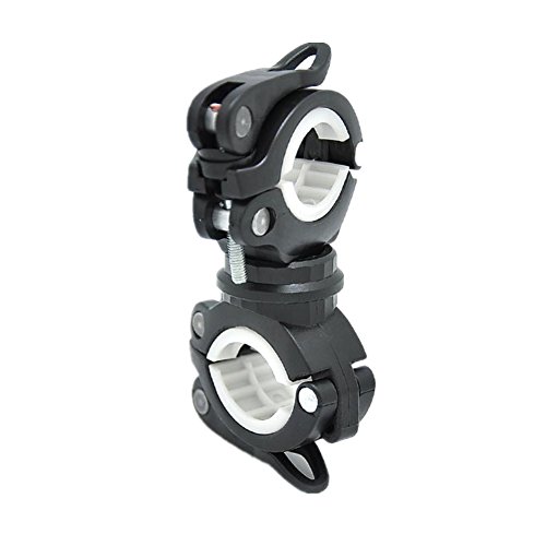 zhixie Universal 360 drehbar Fahrrad Lenker Mount LED Taschenlampe Taschenlampe Halterung Klemme Clip Grip Halterung
