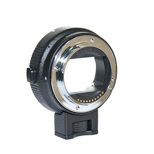 JINTU Auto Focus EF-NEX II EF-EMOUNT FX - Adaptador de Montura para Lente Canon EF EF-S a Sony E Mount NEX 3/3N/5N/5R/7/A7 A7R