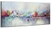 Produktbild YS-Art Acryl Gemälde Moment | Handgemalt | 115x50cm | Wand Bild | Moderne Kunst | Leinwand | Unikat | Grau