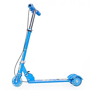 Tazomi Kids Road Runner Scooter, Skating Ride on, Scratch Free with 4 Adjustable Level Handlebar & Foldable Design Scooter for Kids Above 3 Years