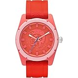 DIESEL HERREN 56MM ORANGE SILIZIUM ARMBAND SILIKON GEHÃ„USE UHR DZ1627