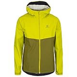 Hohe Atmungsaktivität SALOMON La Cote Flex 2.5L Jacke Herren dunkelgelb/grün, L