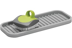 iDesign Silicone Sink Tray, Grey
