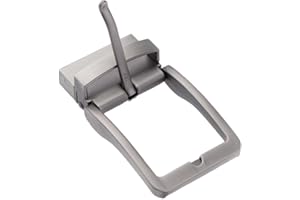 Baoblaze Herren Gürtelschnalle Edelstahl, Men Belt Buckle Metall, Legierung Gürtelschnalle, Fashion Reversible Belt Buckle, Single Prong Rechteckigen Pin Gürtelschnalle für Männer Gürtel