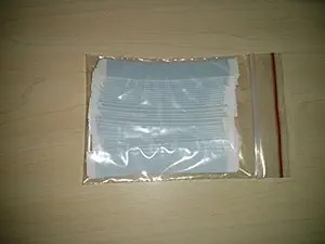 LACE FRONT SUPPORT STRAIGHT TAPE 1/2X3 (BLUE LINER) 36 PCS Lace Wigs Toupee by Walker Tape