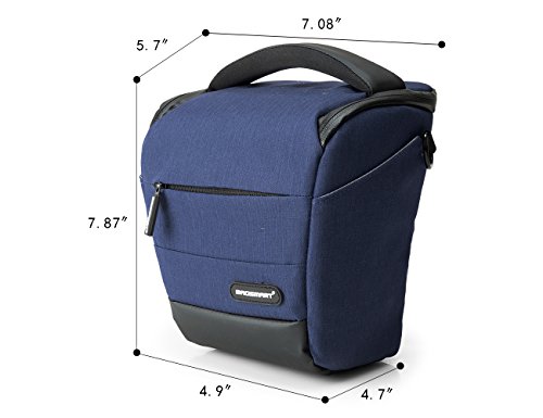 BAGSMART Housse pour Appareil Photo Reflex Compacte Sac    Photo Num  rique Canon Nikon Sony Panasonic- Sacoche d Appareil Photo Reflex en Nylon