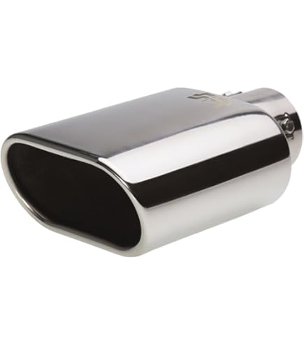 Terminale Di Scarico Auto In Acciaio Inox Cromato - Universale 38-53mm - Foto 6