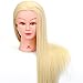 Neverland Beauty 22 Inch 100% Synthetic Hair Hairdressing Cosmetology Training Head Blonde Mannequin Head Hairdresser Training Head with Clamp for College and Professional Use #613