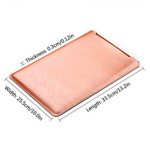 MacBook Air 13 Zoll Laptop Hülle, ZXK CO Luxus Mikrofaser Leder Laptop Tasche Wasserresistente Laptop Hülsen Beutel Abdeckung für MacBook Air &Macbook Pro 13.3 Zoll Ultra Dünn Case Cover mit Mauspad - 3