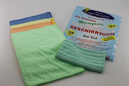 Aqua Clean Sonnenscheinglanz Geschirrtücher 4er
