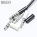 Produktbild Ochoos 10 x 3,5 mm 4-poliger Stereo Headset Stecker vernickelt 3,5 Audio Stecker für iPhone 5 5S 6 6S 7 7S Plus weiß schwarz