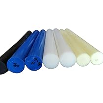 Barra Tonda In Nylon PA6 Naturale - Diametro 30mm Lunghezza 1 Metro Per Fai Da Te