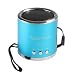 Produktbild Leruyi Tragbare Größe Metall Mini Lautsprecher TF Karten FM Radio Lautsprecher Musik Stereo Lautsprecher Freisprecheinrichtung Subwoofer für Telefon