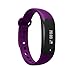 Produktbild careeach Smart Armband, Fitness Armbanduhr mit Herzfrequenz Überwachung/Schrittzähler/Sleep Monitor/CALL SMS Erinnerung für iPhone 7/7 Plus/8 und Android Smartphone Samsung S7/S8 Huawei/P9/P10 (lila)