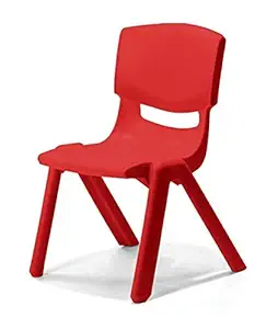 Padam Shree Kids Strong and Durable Plastic Chair Red (1-5 Year)