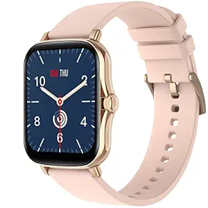 Fire-Boltt Beast SPO2 1.69 inch Full Touch Large HD Color Display Smart Watch, 8 Days Battery Life, IP67 Waterpoof with Heart Rate Monitor, Sleep & Breathe Monitoring with Rotating Button (Gold)