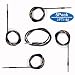Produktbild GeekerChip DS18B20 Temperature Sensor, 5Pcs Edelstahl Wasserdichte Temperaturfühler für Verschiedene Orte wie Aquarium, Kühlschrank und Gewächshaus[1M,Schwarz]