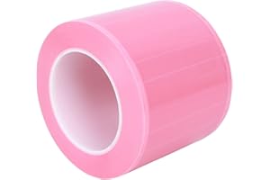 IGTOPS Dental-Schutzfolie 1200 Blatt, PE Einweg-Schutzfolie, Kunststoff Tattoo Schutzfolie für Dentalmaterialien Barrier Film Sticky (Pink)