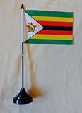 Bandera es manga Zimbabwe bandera de mesa escritorio