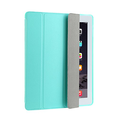 H  lle f  r iPad 2   iPad 3   iPad 4 CICMOD   Smartcover Case Tasche Schutzh  lle Etui Auto Aufwachen Schlaf Funktion mit Multi St  nder und Anti-Sto 
