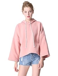 WanYang Mujeres Blusa Hoodie Tops Sudaderas Con Capucha Manga Larga Sweatshirt Tops Pullover Mas Cashmere