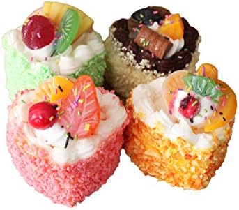 GeekGoodies Pizza Burger Food Pastry- Just Yummy Fridge Magnets (Multicolour) -Combo of 4