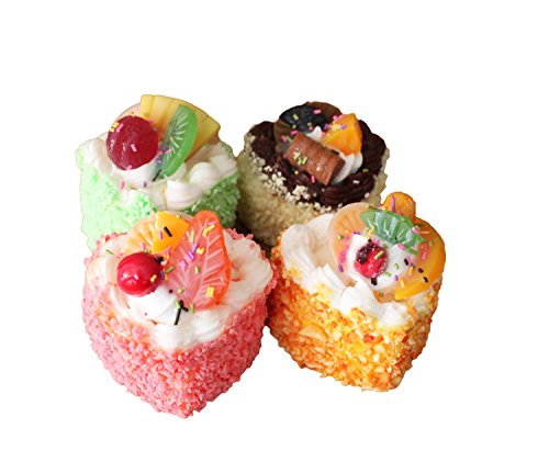 GeekGoodies Pizza Burger Food Pastry- Just Yummy Fridge Magnets (Multicolour) -Combo of 4