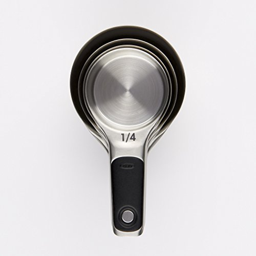 OXO Good Grips 11137700MLNYK 4-er teiliges Messbecherset aus Edelstahl - 6