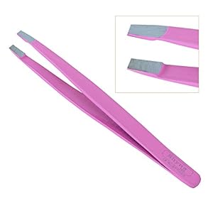 Professional Eyebrow tweezer Straight plucker hair remover Tweezerette (BLACK) - Image 3