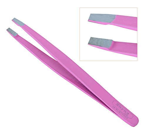 Professional Eyebrow tweezer Straight plucker hair remover Tweezerette (BLACK) - Image 3