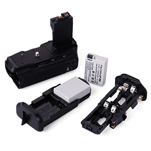 XCSOURCE   Poign  e d alimentation pour appareil photo Canon EOS 550D 600D 650D 700D   2 Batteries LF577