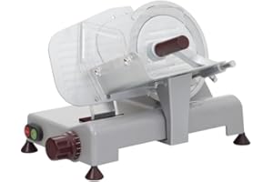 R.G.V. RGV Luxury Italia 20 GL-R Eléctrico 140W Aluminio Gris rebanadora - Cortafiambres (Aluminio, Gris, 486 mm, 345 mm, 295 mm, 10 kg)