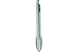 Rösle Gourmetzange, Hochwertige Küchenzange mit patentiertem Verschlusssystem zum Grillen, Kochen und Servieren, 30 cm, Edelstahl 18/10, Spülmaschinengeeignet, Silbern