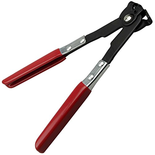 ALKAN - Schlauchklemmenzange / Schlauchschellenzange für Ohr-Klemmen z.B. an Kühlerleitungen, Benzinschläuche etc. VAG BMW Opel Honda