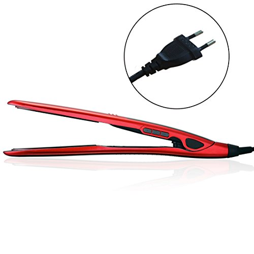 Professionelle Keramik Turmalin Ionic Haarglätter Anti Frizz Glätteisen lockenstab 2 in 1, LCD EU Stecker Auto-Abschaltung (mit hochwertiger Keramikbeschichtung) - 3