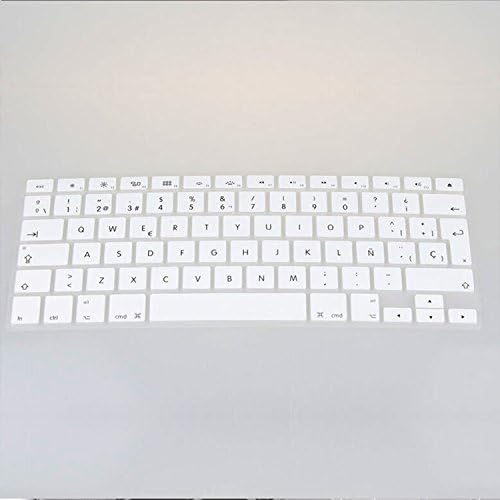 ADATECH Deck Protectors Keyboard Silicone White Case Macbook 11 inch (with Ñ)