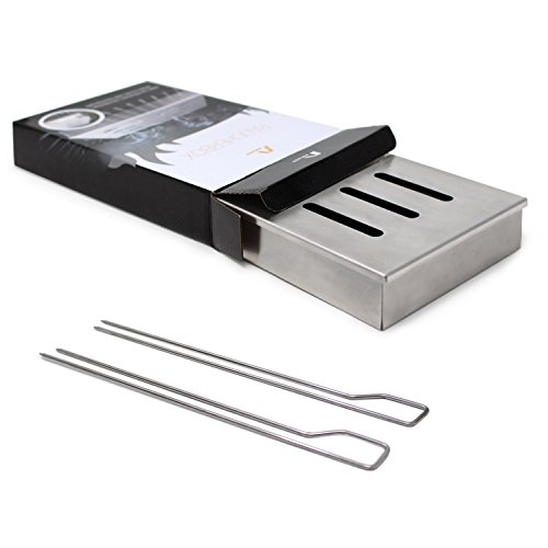 Amazy Edelstahl Räucherbox – Verleiht Ihrem Steak das traditionelle American BBQ Raucharoma - 4