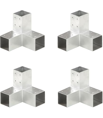 Loggyland Connecteurs Bois ~ Connecteur Mâle ~ Connecteurs D'Angle ~ Connecteur Pôle Pour 5 X Kantholzbalken 70 X 70 MM Loggyland Connecteurs Bois ~ Connecteur Mâle ~ Connecteurs D'Angle ~ Connecteur Pôle Pour 5 X Kantholzbalken 70 X 70 MM