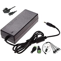 Alimentatore Per Telecamere Alimentatore 12V 5A Con Cavo Sdoppiatore A 8 Vie - Per Telecamere CCTV, Connettore 5.5mm Jvc Monitor - Foto 11