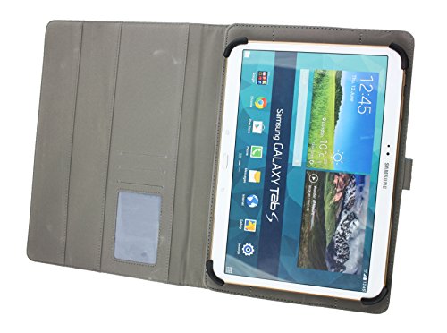 Emartbuy® Denver TIQ-11003 10.6 Zoll Tablet Universalbereich ( 10 – 11 Zoll ) Türkis Multi Angle Exekutiv Folio Mappen Kasten Abdeckung mit Kartensteckplätze + Eingabestift - 4