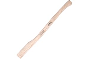 GERMANIA QUALITÄTSWERKZEUGE Germania Axtstiel 70 cm aus Eschenholz in Kuhfußform für 1,25 kg Köpfe - Holzstiel - Ersatzstiel für Äxte