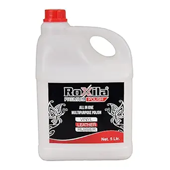 ROXILA PREMIUM MULTIPURPOSE POLISH FOR CAR CARE DASHBOARD POLISH OR LEATHER SEAT POLISH AND RUBBER POLISH (5 LITRE)