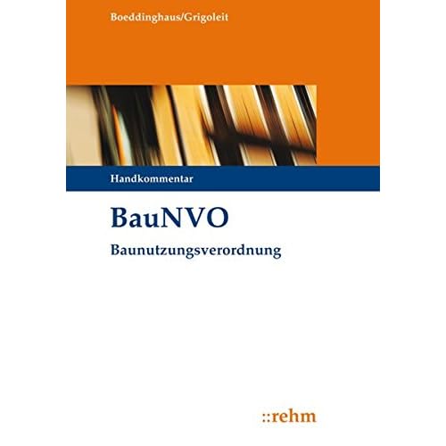 [PDF] Download BauNVO - Baunutzungsverordnung: Handkommentar Kostenlos