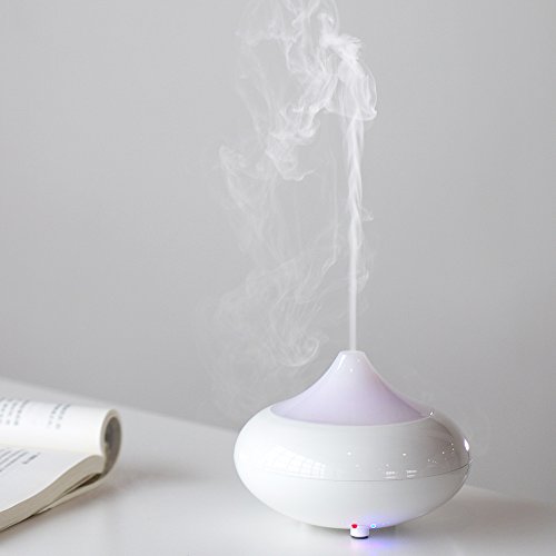 confronta il prezzo Simpeak 100 ML Diffusore di Aroma ad Ultrasuoni Umidificatore Purificatore d'Aria Luce Fredda Foschia con 7 Colore LED per il Salone di Bellezza, SPA, Yoga, Camera da Letto, Soggiorno, Sala Conferenze miglior prezzo