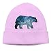 Produktbild Geometric Galaxy Bear Men's&Women's Knit Hats Winter Warm Daily Hat
